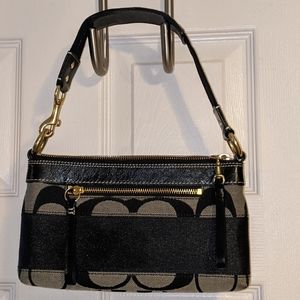 Coach Signiture Stripe Demi Bag